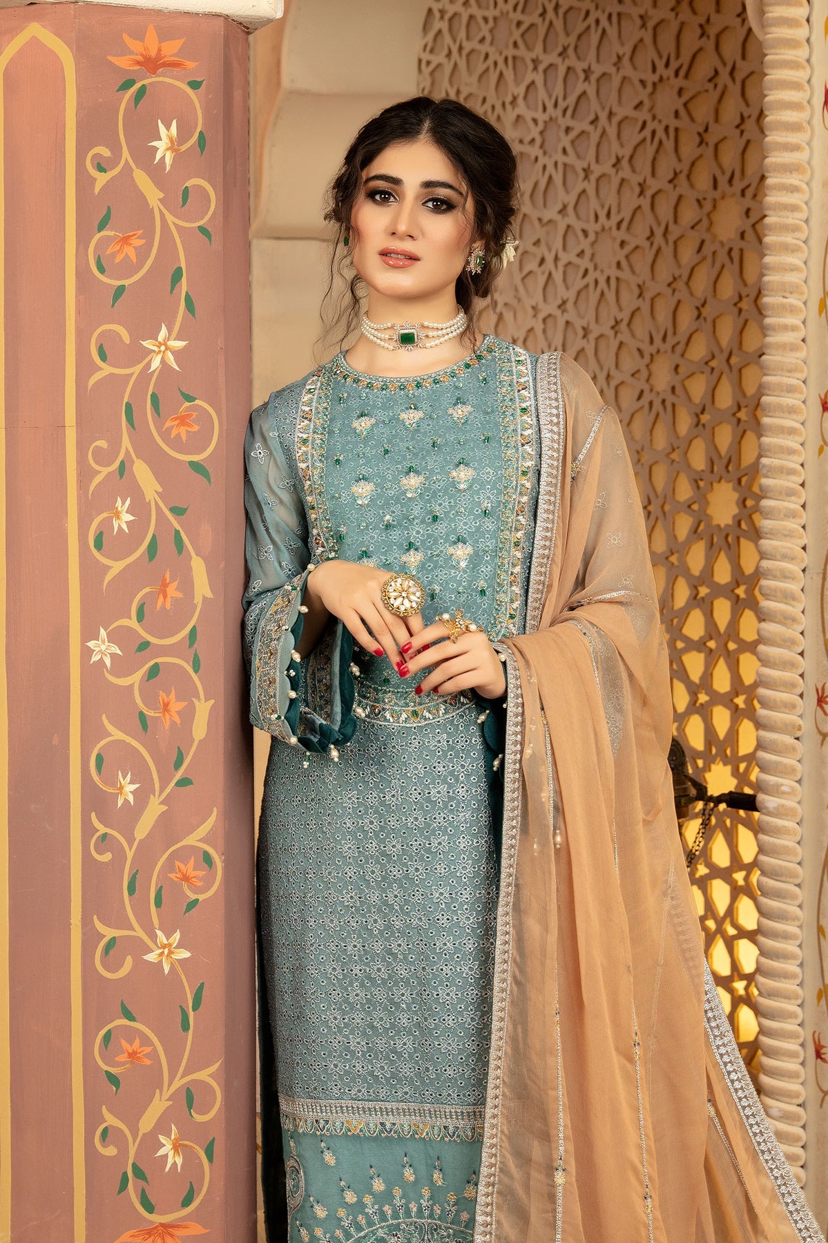 Adan`s Libas Raviah Emb Chiffon`22 D#05