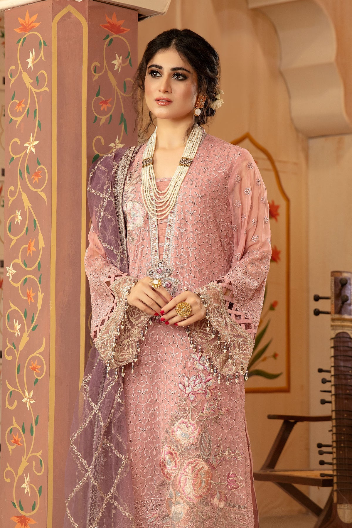 Adan`s Libas Raviah Emb Chiffon`22 D#06