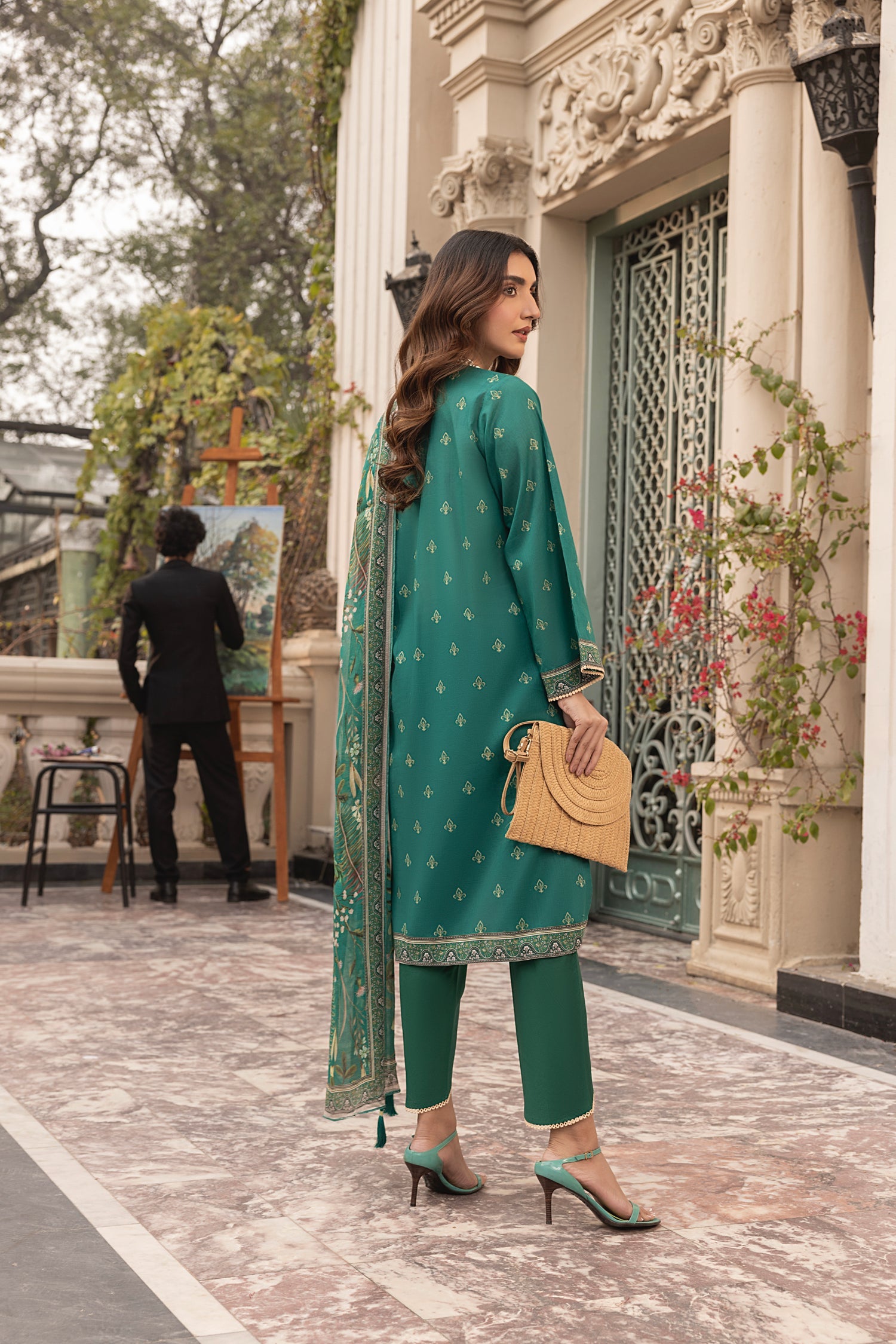 Lakhany Print L/Chiffon`25 LG-MM-306
