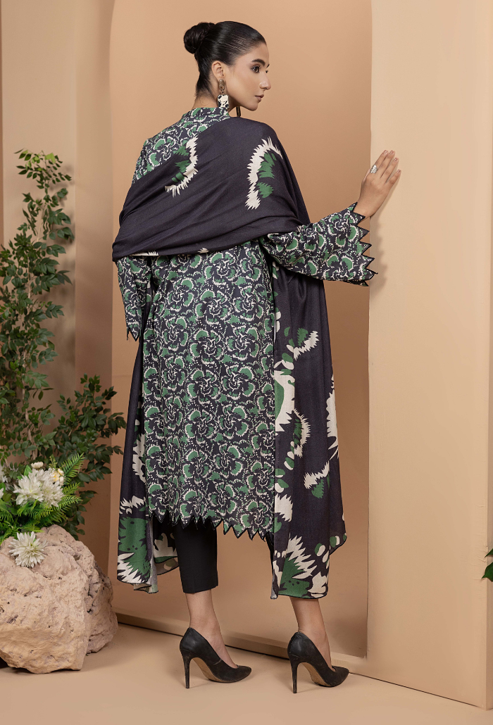 Hamdam Zara Khaddar W/Shawl'24 D#4