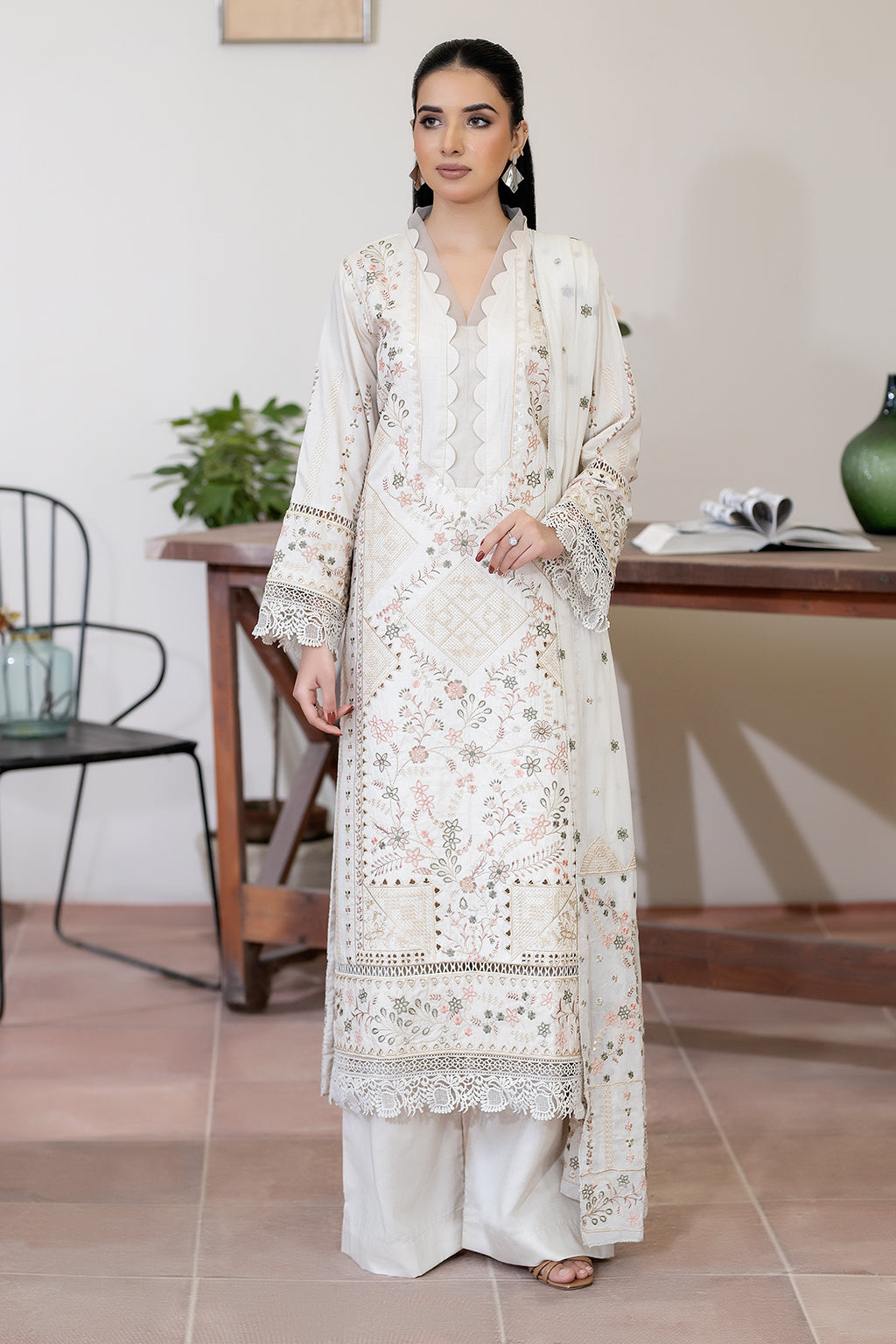 Johra Sameeha Emb Silk`25 JW#296