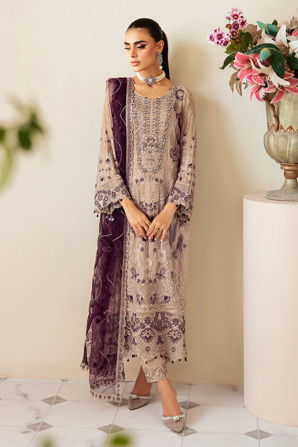 Ramsha Dastoor Chiffon`25 Vol-1 P#106