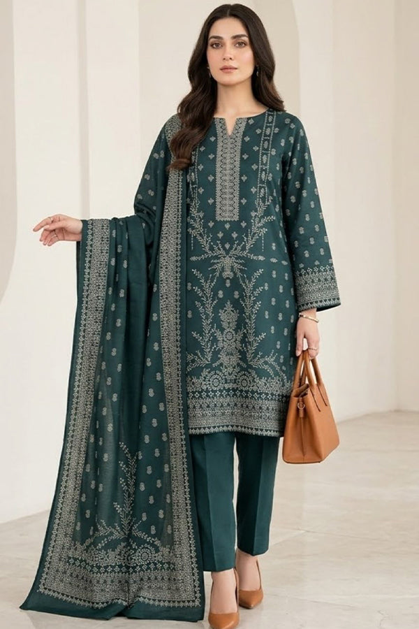 BR Bismal Dhanak'26 3Pcs D#7 M Green