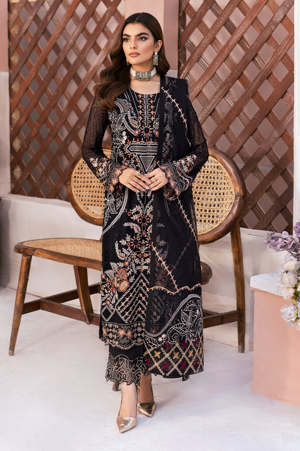 Ramsha Arzoo Chiffon`25 Vol-1 D#107