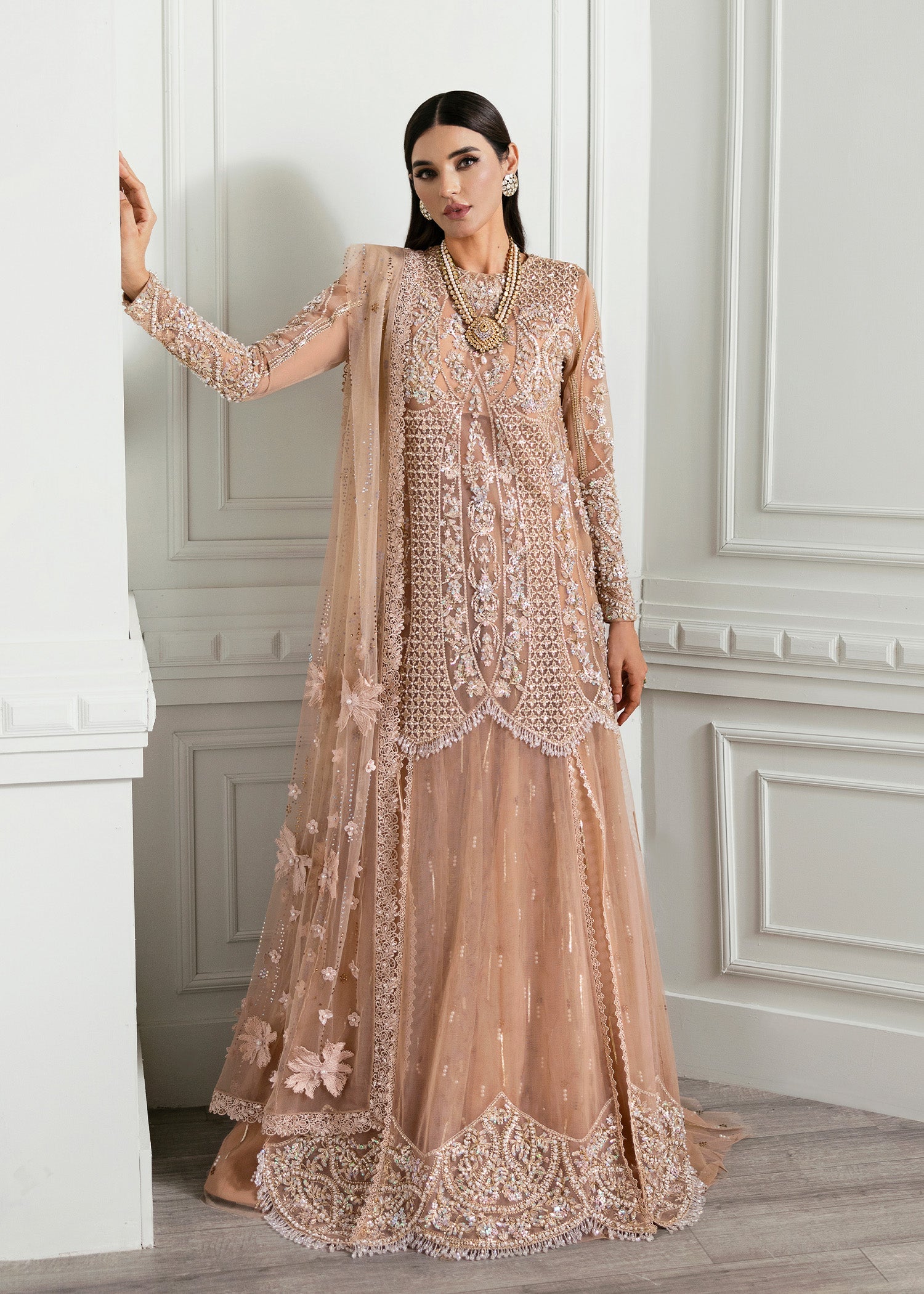 CRIMSON X SAIRA SHAKIRA UNSTITCHED WEDDING '24 D#05 (Stardust)