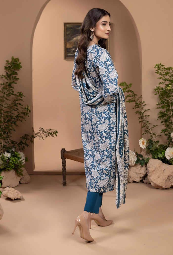 Hamdam Zara Khaddar W/Shawl'24 D#7