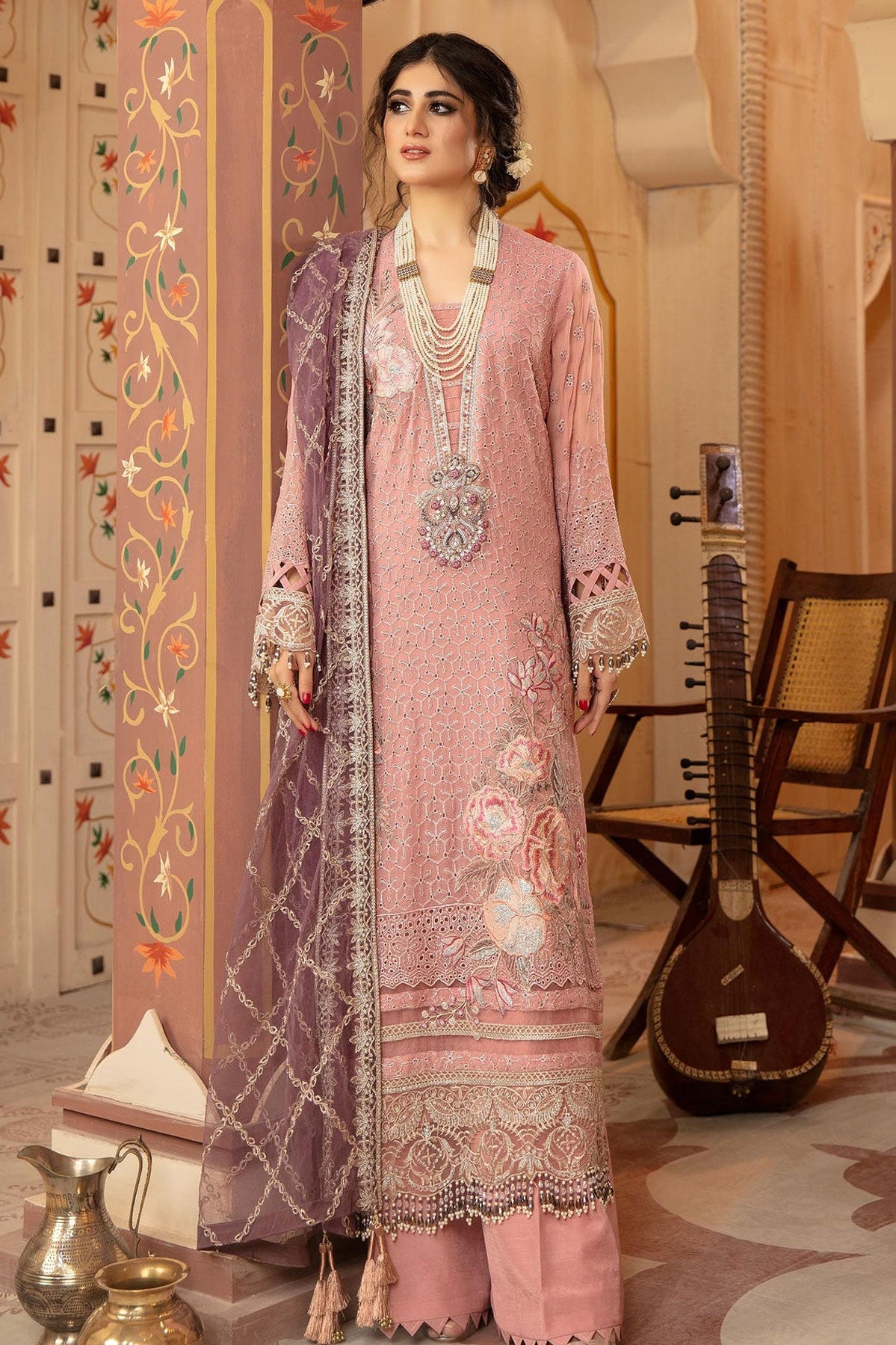 Adan`s Libas Raviah Emb Chiffon`22 D#06