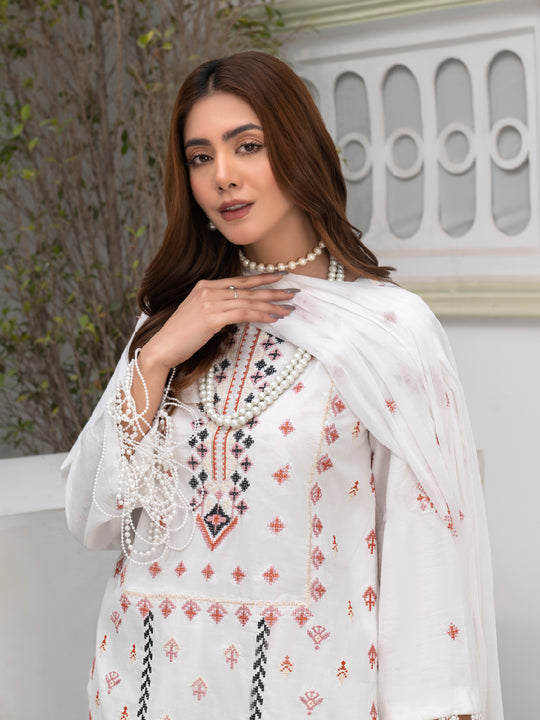 Feroza Fizza Luxury Lawn'24 D#07