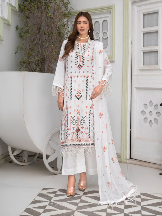 Feroza Fizza Luxury Lawn'24 D#07