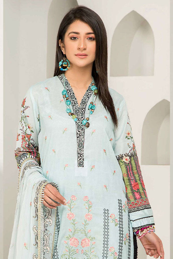 AB Noor Digital Emb Lawn`22 D#4