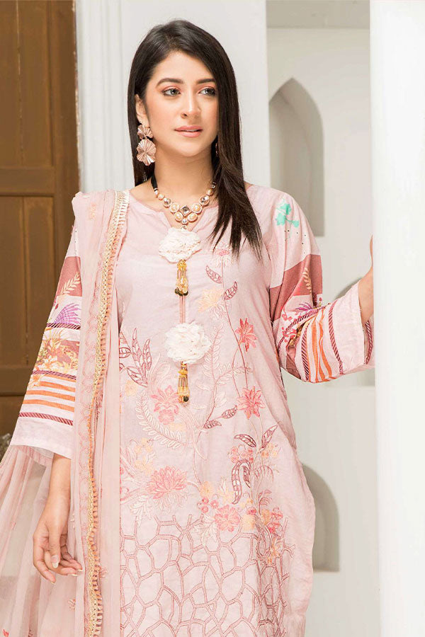 AB Noor Digital Emb Lawn`22 D#6-A