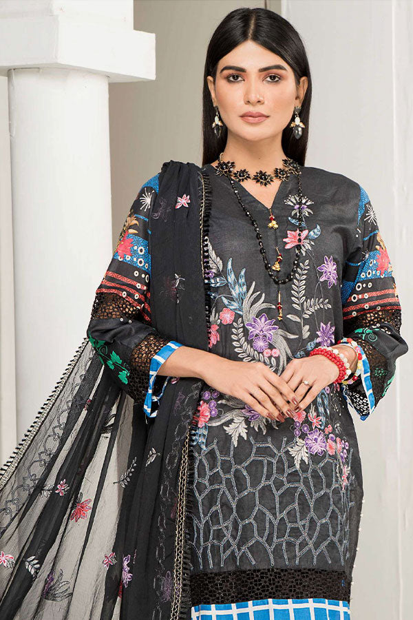 AB Noor Digital Emb Lawn`22 D#6-B