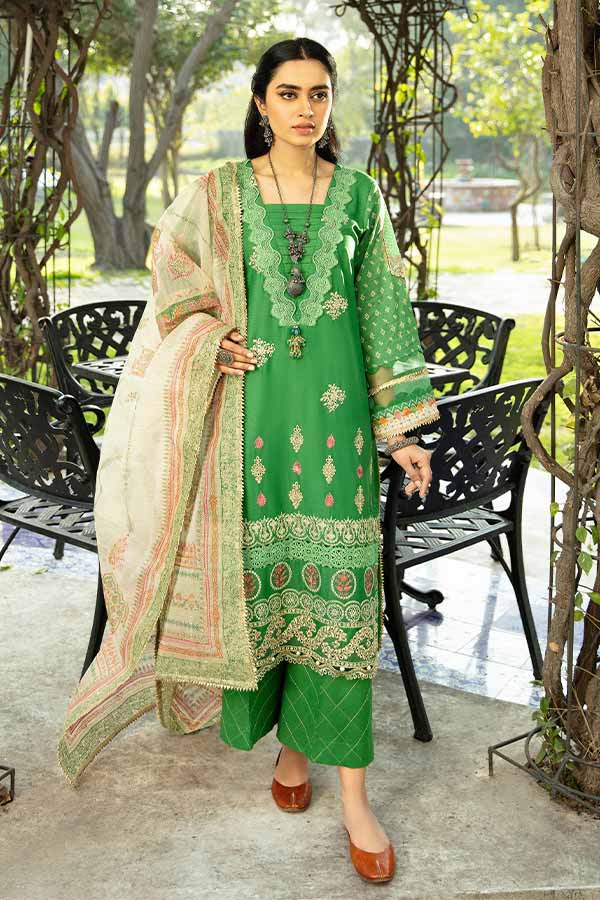 Aabyaan luxury lawn Collection'22 AL#12