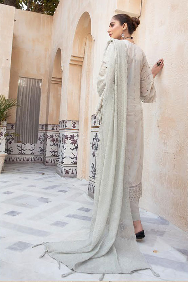 Aafreen C/Kari Emb Lawn`22 D#02 (Vol-1)