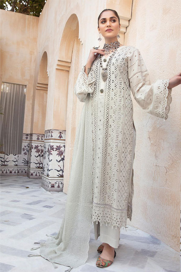 Aafreen C/Kari Emb Lawn`22 D#02 (Vol-1)