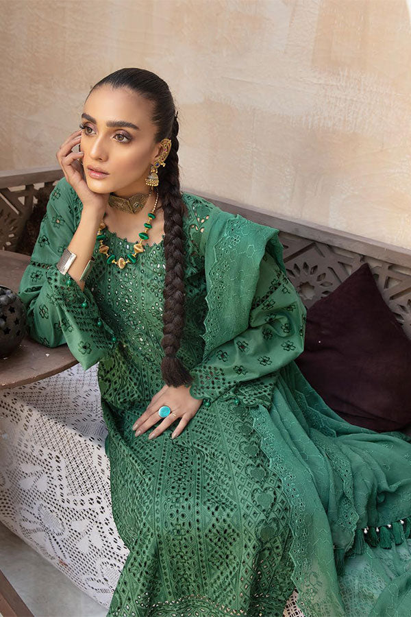 Aafreen C/Kari Emb Lawn`22 D#03 (Vol-1)