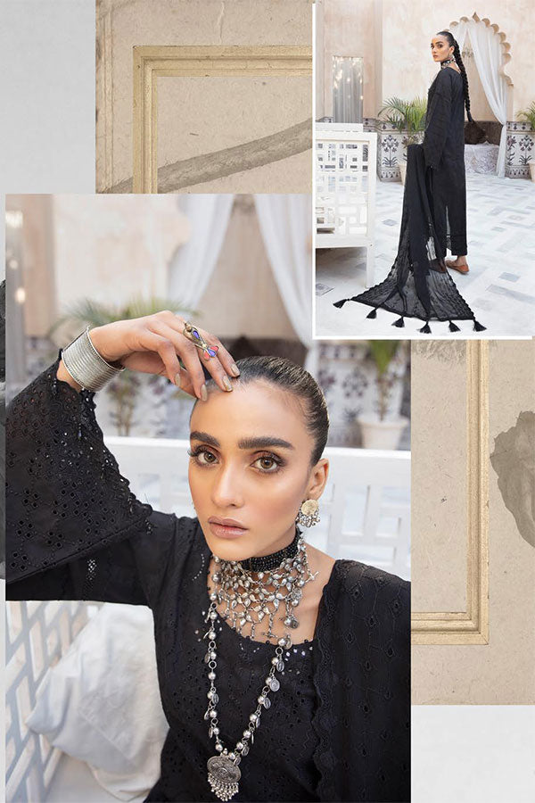 Aafreen C/Kari Emb Lawn`22 D#07 (Vol-1)