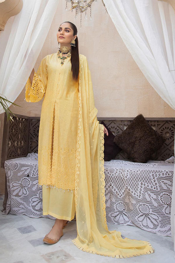 Aafreen C/Kari Emb Lawn`22 D#09 (Vol-1)