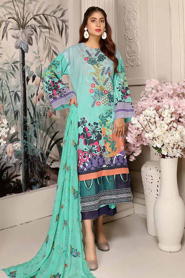 Aalaya Haniya D/Emb Lawn'22 Vol-1 D#8