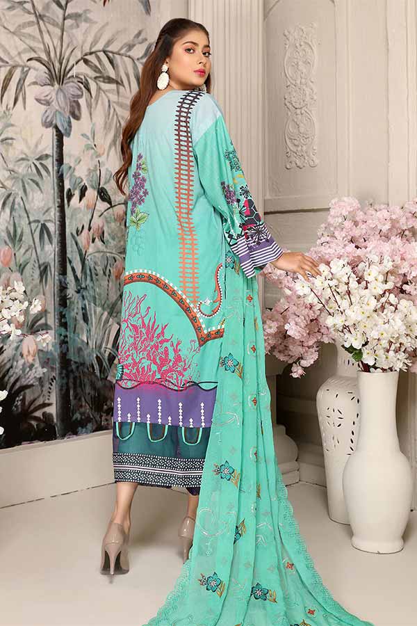 Aalaya Haniya D/Emb Lawn'22 Vol-1 D#8