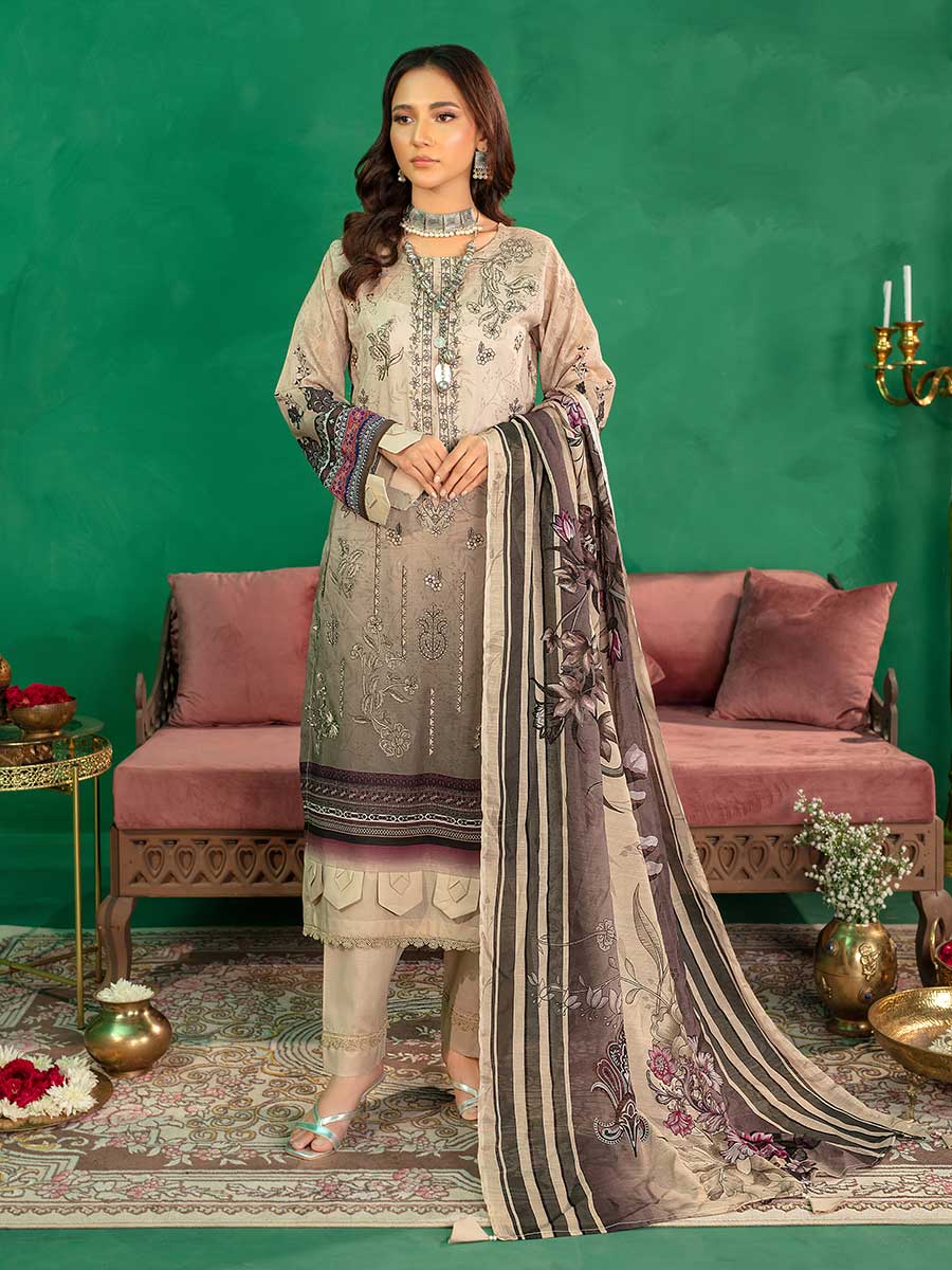 Aalaya Embellish Lawn'25 VOL-1 DES#08