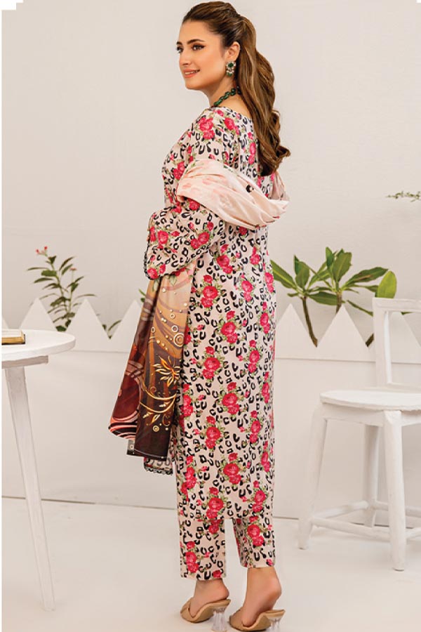 Aangan Printed Linen`24 D#06