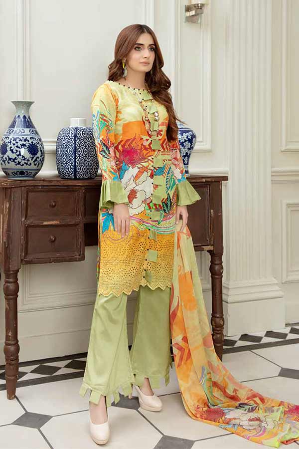 Afreen Emb Chikenkari Viscose`20 AF#101