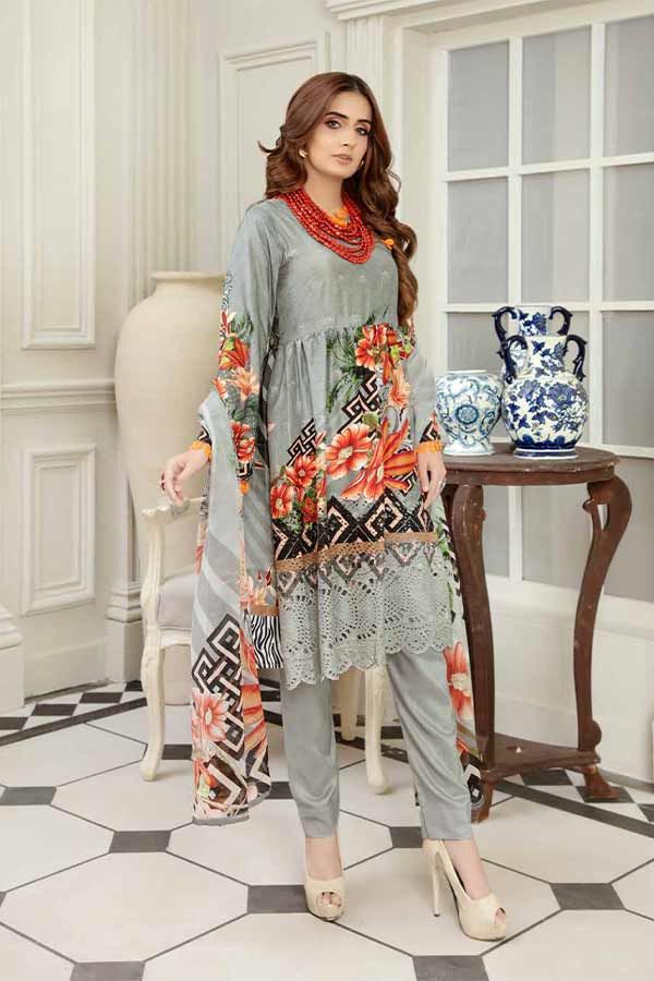 Afreen Emb Chikenkari Viscose`20 AF#96