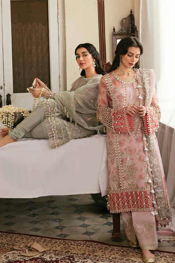 Afrozeh Dhoop Kinaray Luxury Unstiched Formal'22 D#5 Gul Afshan