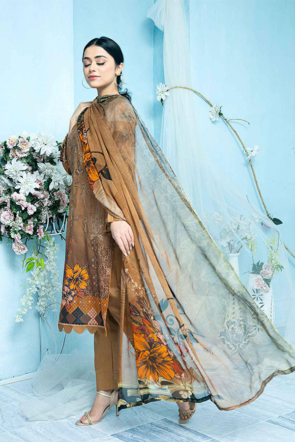 Ain Alif Digital Emb Lawn`23 AA#09