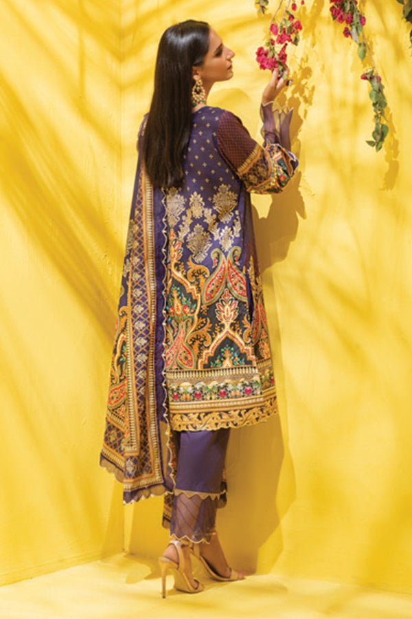 Al Zohaib Colors D/Lawn`21 D#4 (Purple)