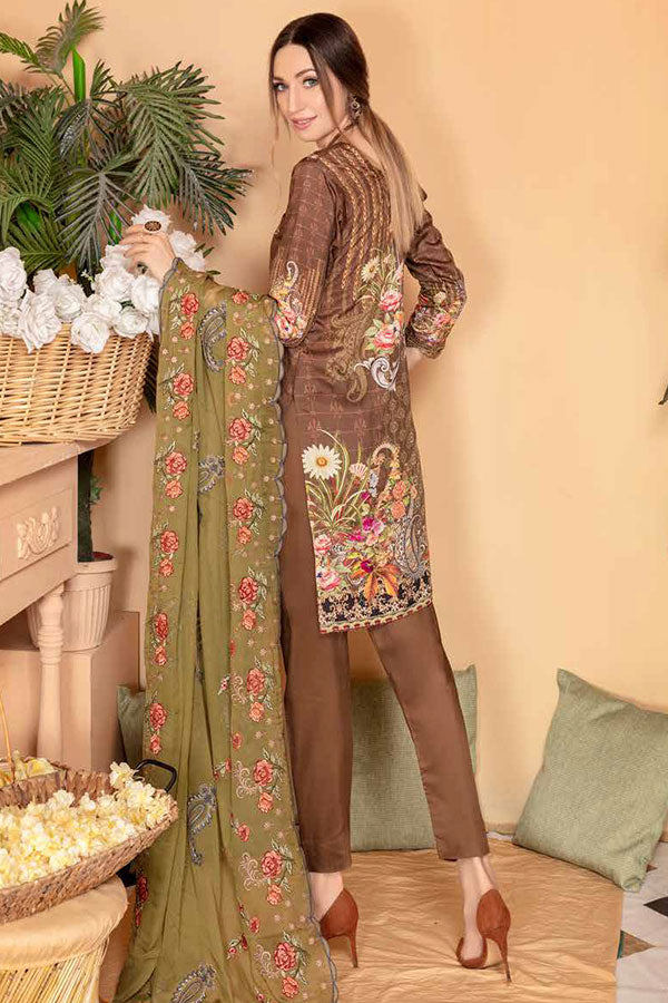 Aalaya Digital Emb Viscose`20 D#9 (Vol-6)