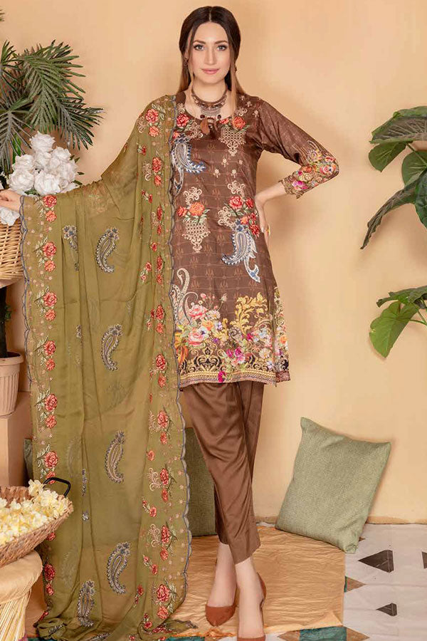 Aalaya Digital Emb Viscose`20 D#9 (Vol-6)