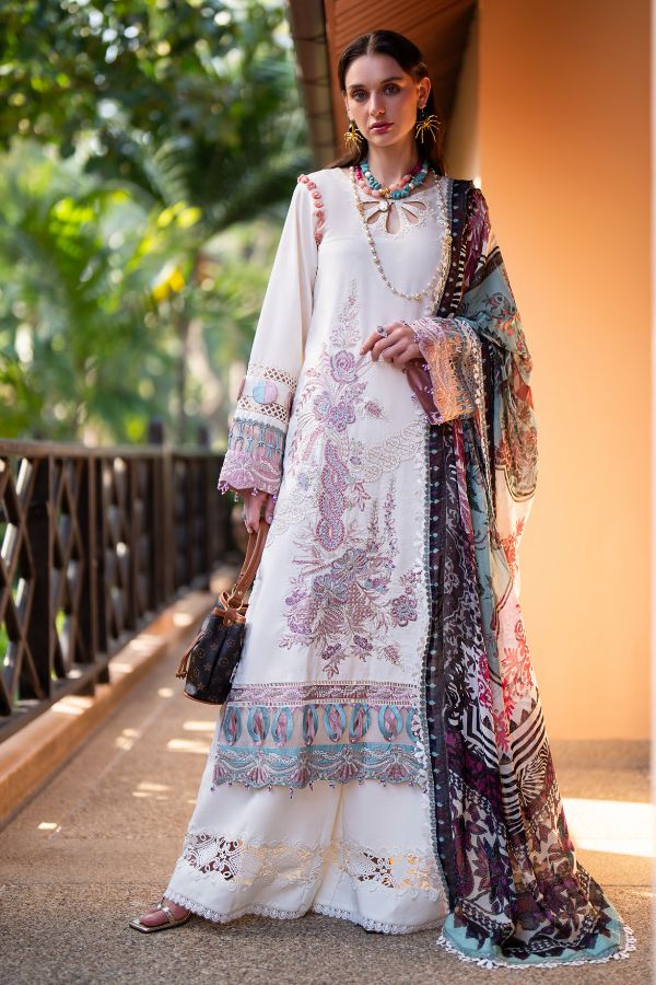 Alif By AJR Couture Signature Lawn`24 D#12 (Sun Beam)