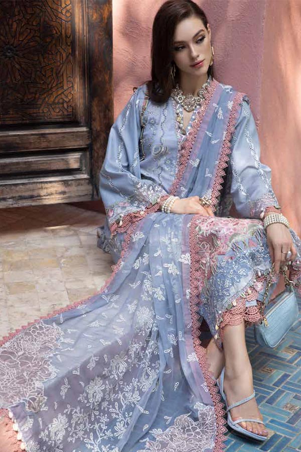 Alif Moksha Luxury Lawn`23 ALL#01 (Nureh)