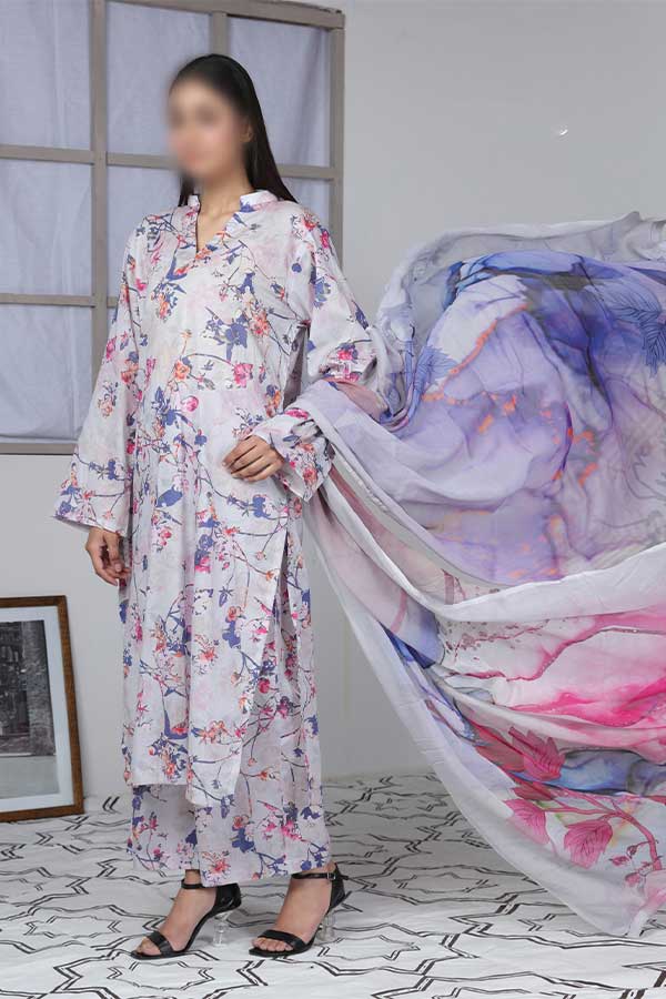 Alishba Digital Lawn`26 D#1928 (L Purple)