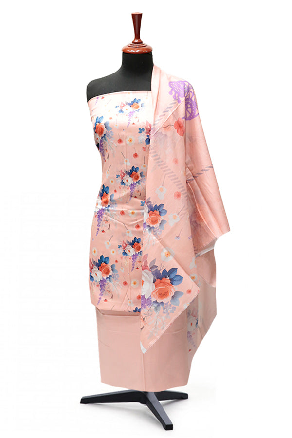 Alishba Haya Lawn`26 D#4862 (Peach)