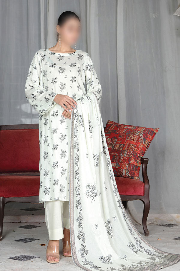 Alishba Haya Lawn`26 D#3758 (Off White)