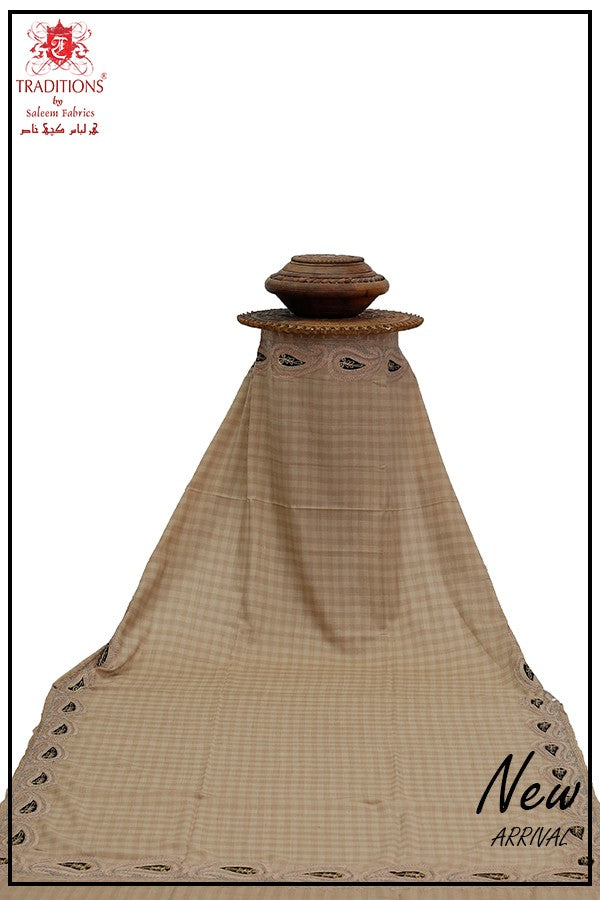 Ari Work Medium Border Shawl D#86-4