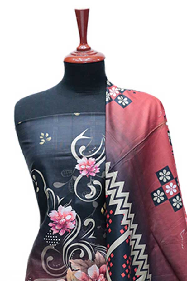 Armanish Slub Linen`24 D#9354 Black