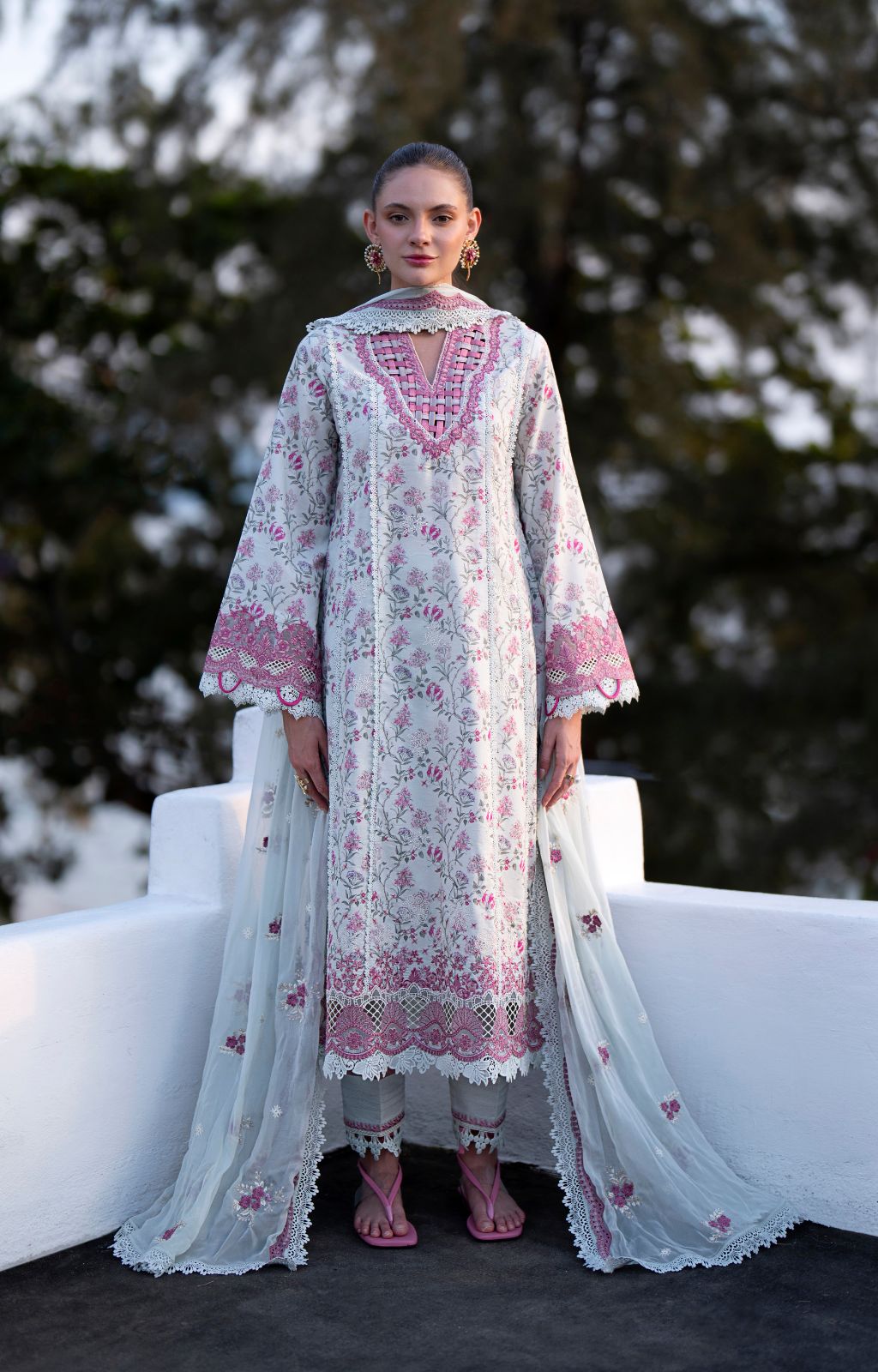 AJR Printkari Lawn`25 AJR#11 Blush