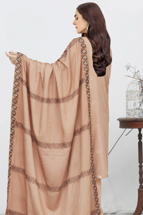 BR Chahat Emb Viscose`25 V#27 D#01 L-Brown