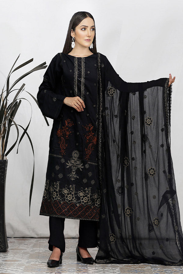 BR Gul-E-Sarma Viscose`25 V#26 D#01 Black