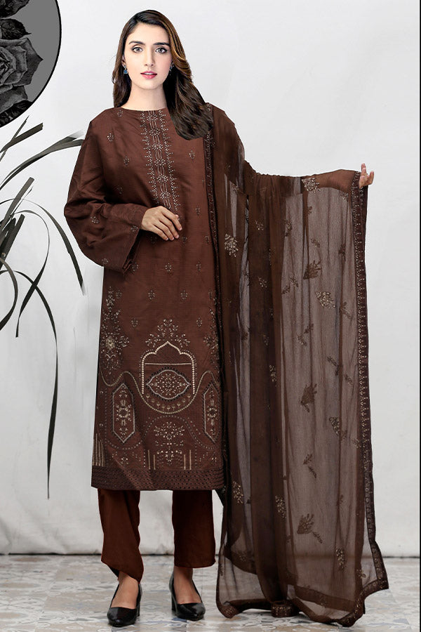 BR Gul-E-Sarma Viscose`25 V#26 D#01 Brown