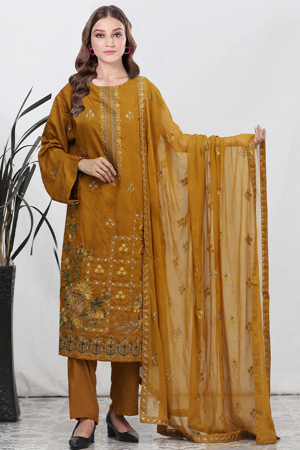 BR Gul-E-Sarma Viscose`25 V#26 D#01 Mustard