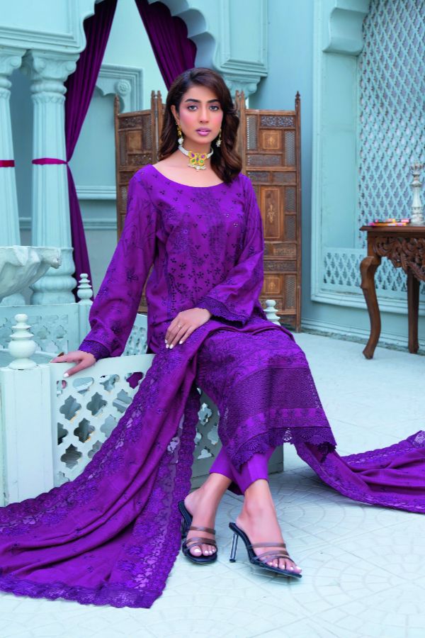 BR Kahani Wool Jacquard`25 D#3