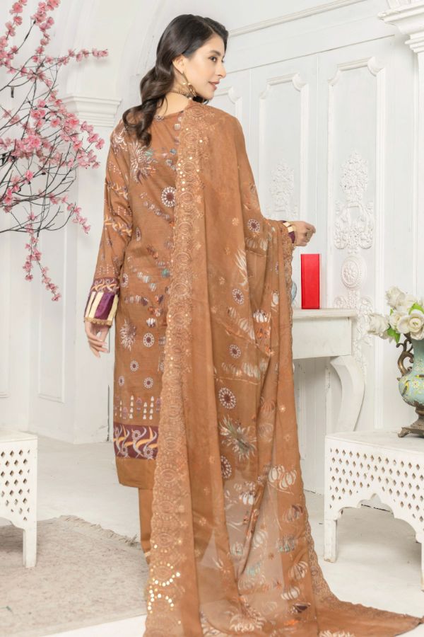 BR Mah-e-Nur C/kari Lawn`24 D#07