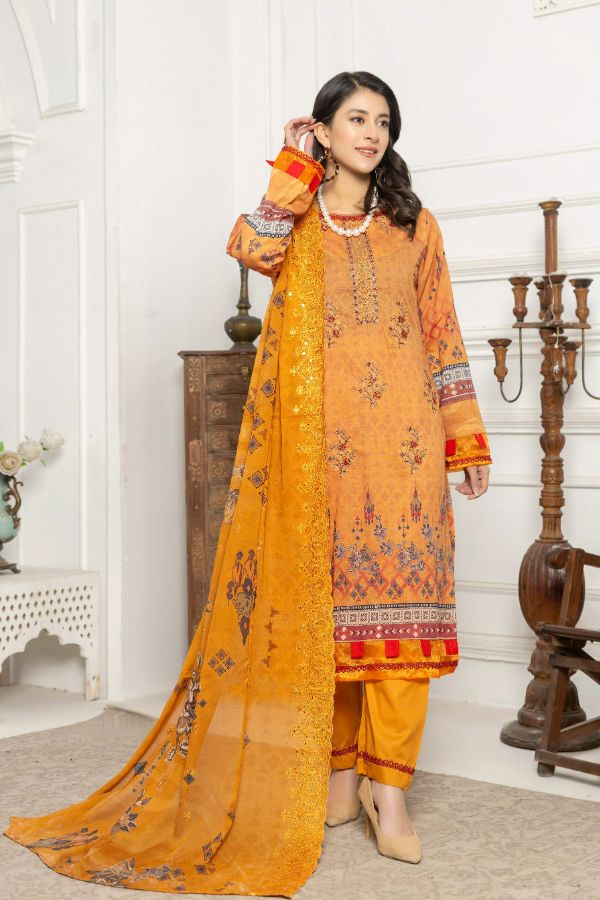 BR Mah-e-Nur C/kari Lawn`24 D#09