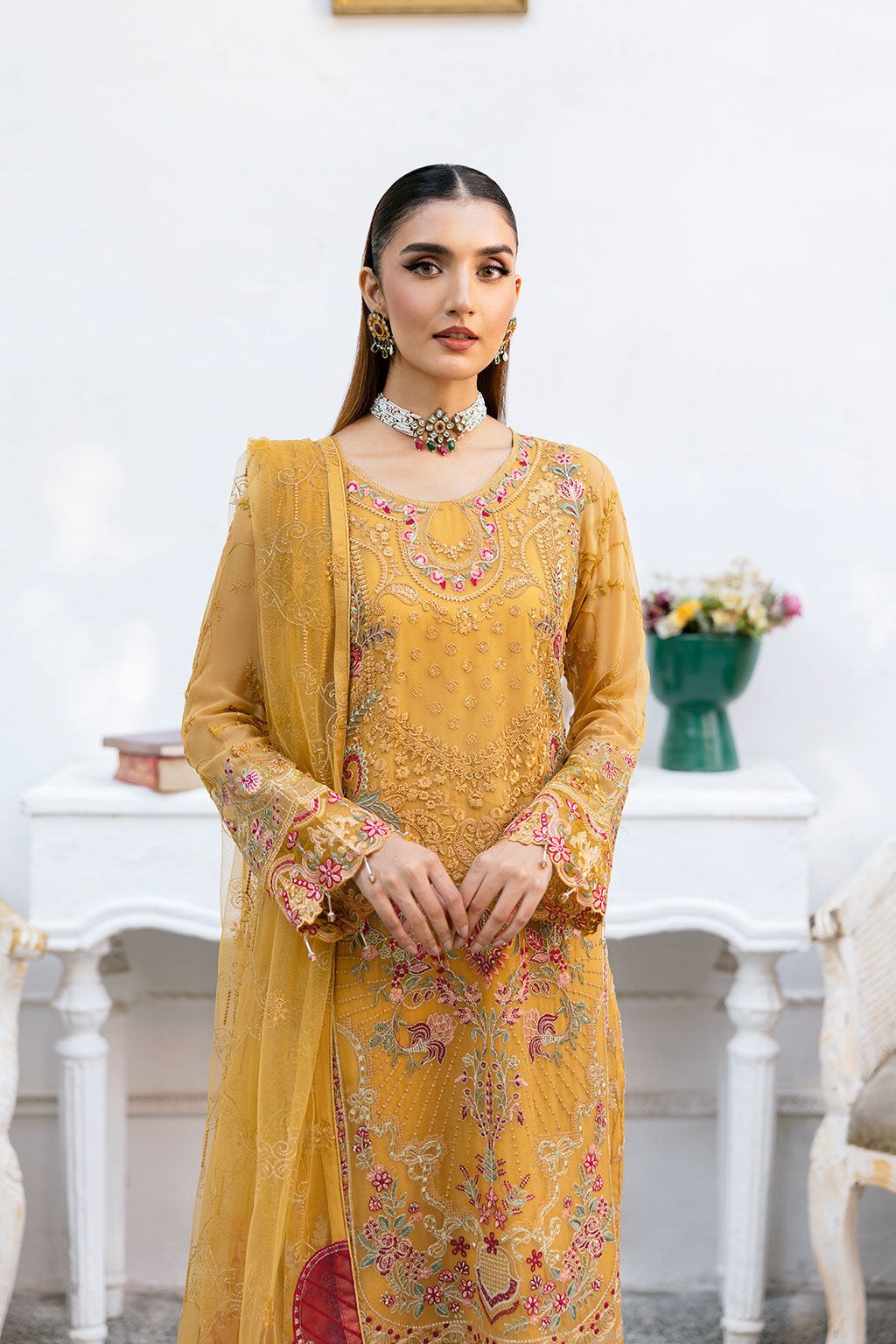 Ramsha Chevron Chiffon`25 Vol-10 D#1004