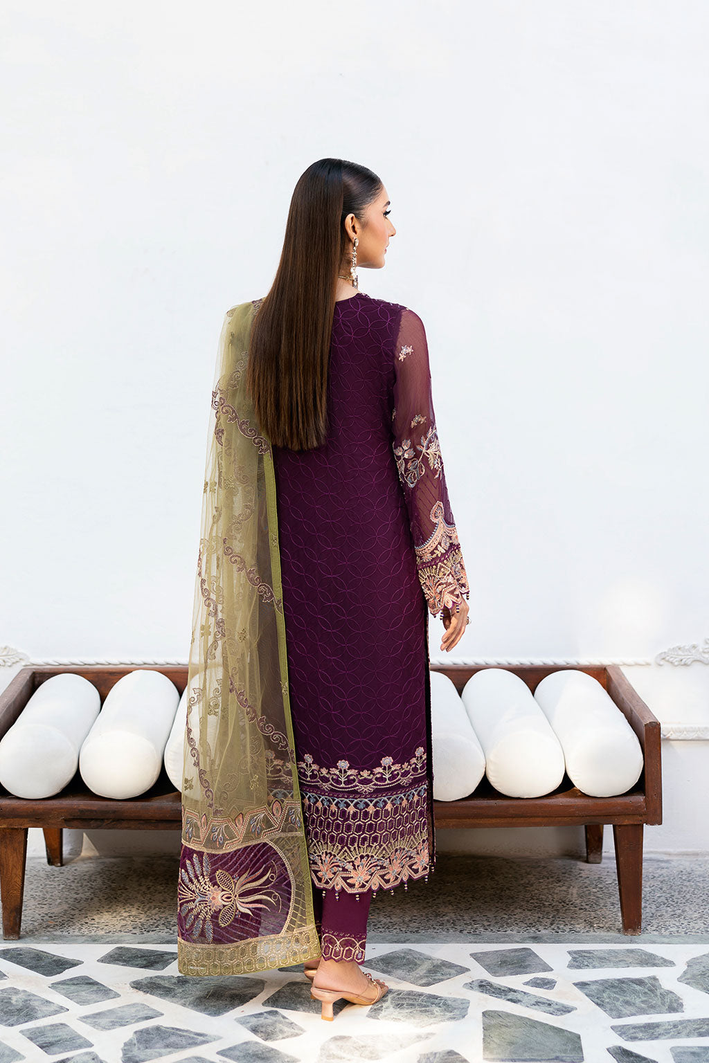 Ramsha Chevron Chiffon`25 Vol-10 D#1002